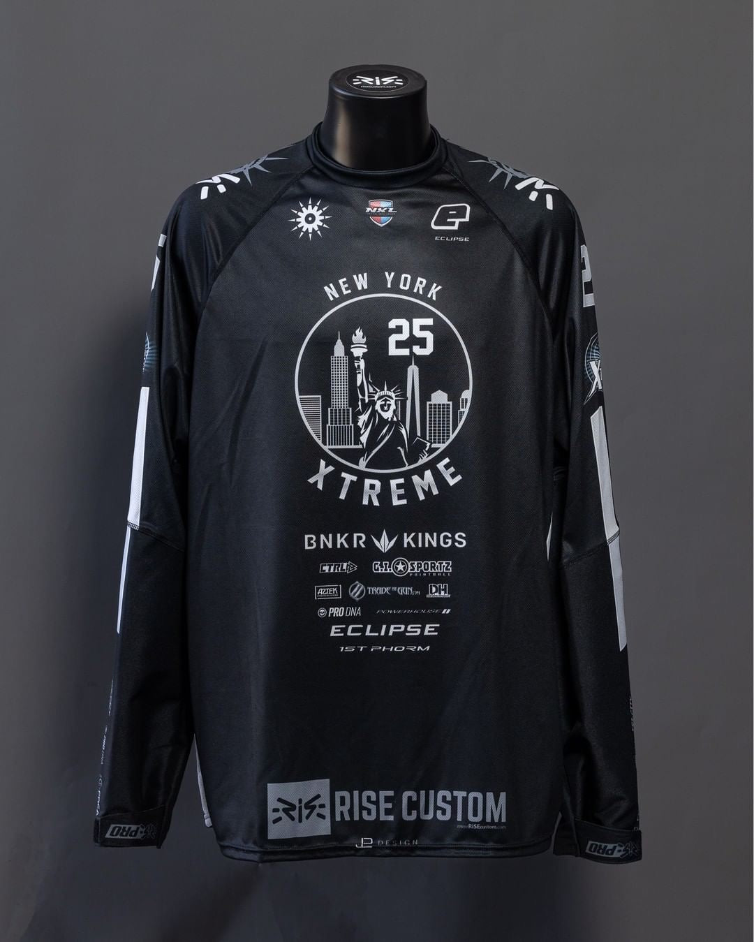 Maillot Paintball Dye New York Xtreme Pro, Taille M, Noir, Rembourré, Occasion